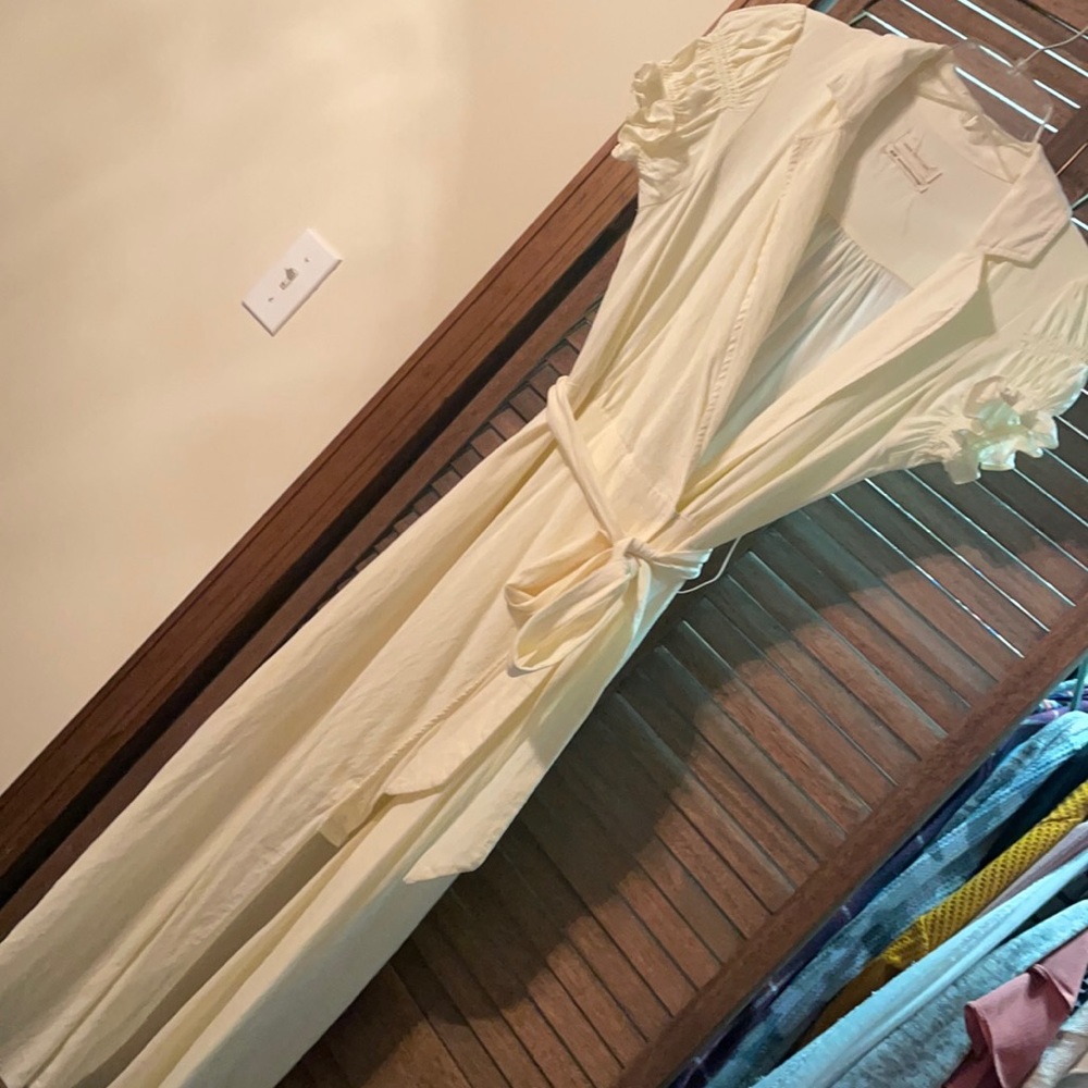 off white midi dress